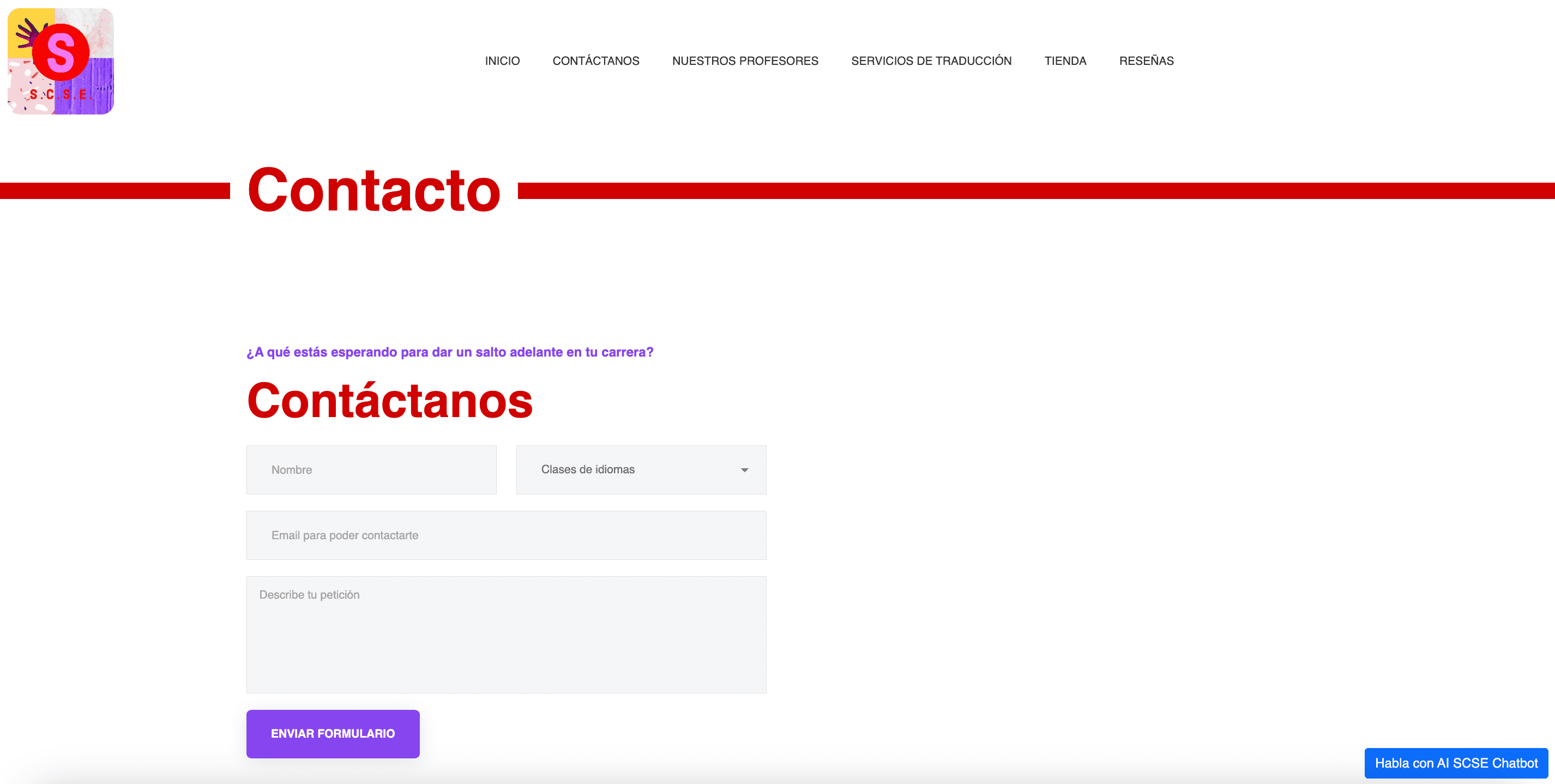 SCSE contact workflow